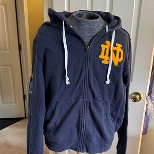 Navy Blue Notre Dame Men's Hoodie